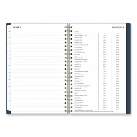 Blue Sky Ashlyn Weekly/Monthly Planner, Floral Artwork, 8x5, 12-Month Jan to Dec: 2024 BLS143958